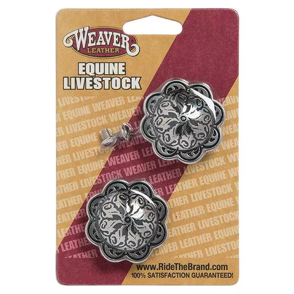 04210 Horse Shoe Brand Conchos with Post, 1-3/4"