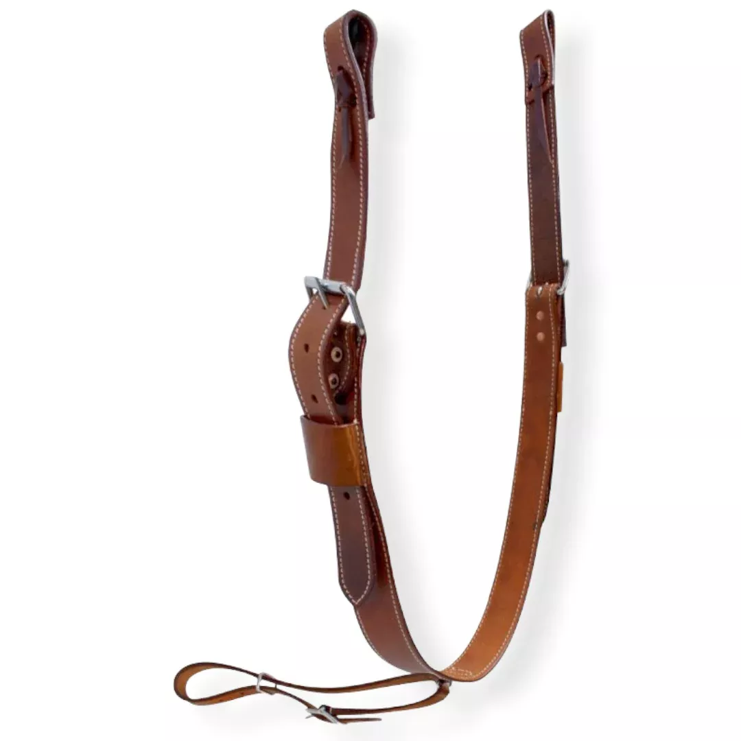 1.75" WIDE LEATHER BACK CINCH WITH ROLLERS