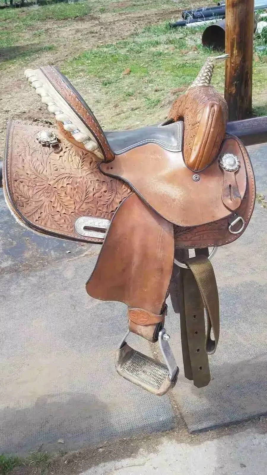 11” Rocking T Barrel Saddle For Sale