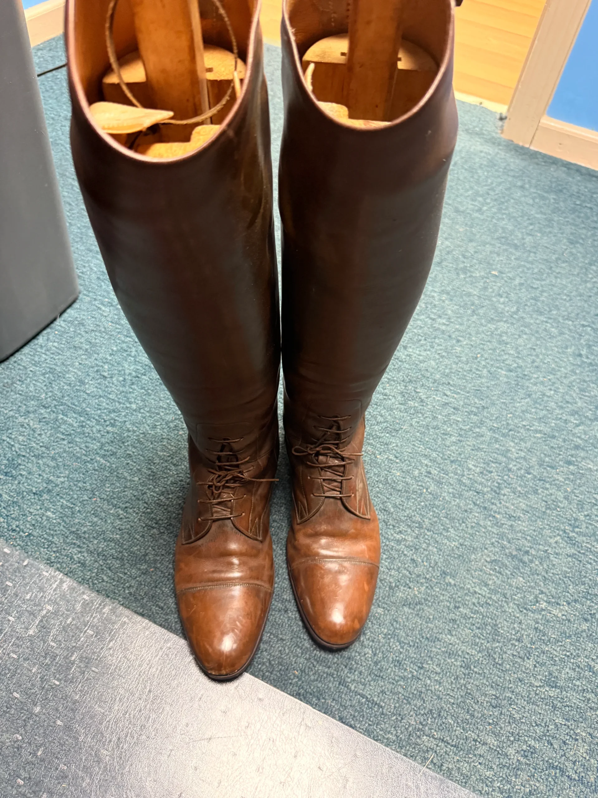 12 Brown Vogel Field boots for Fox Hunting