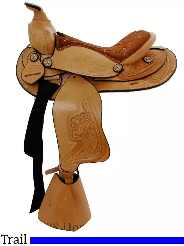 12" Dakota Light Oil Pony Saddle 950slo