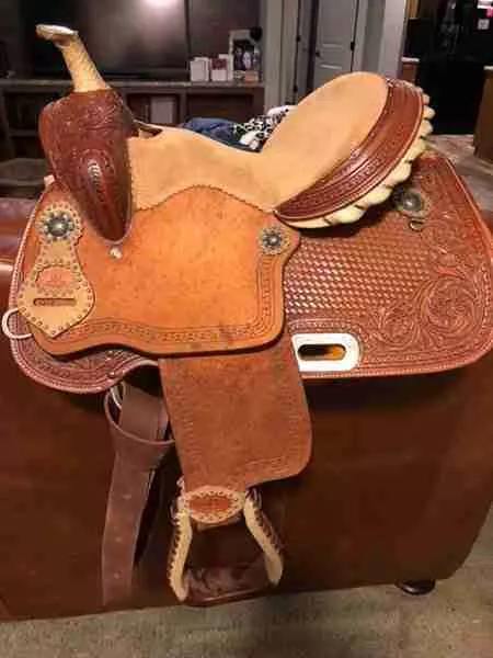 12” youth barrel saddle for sale