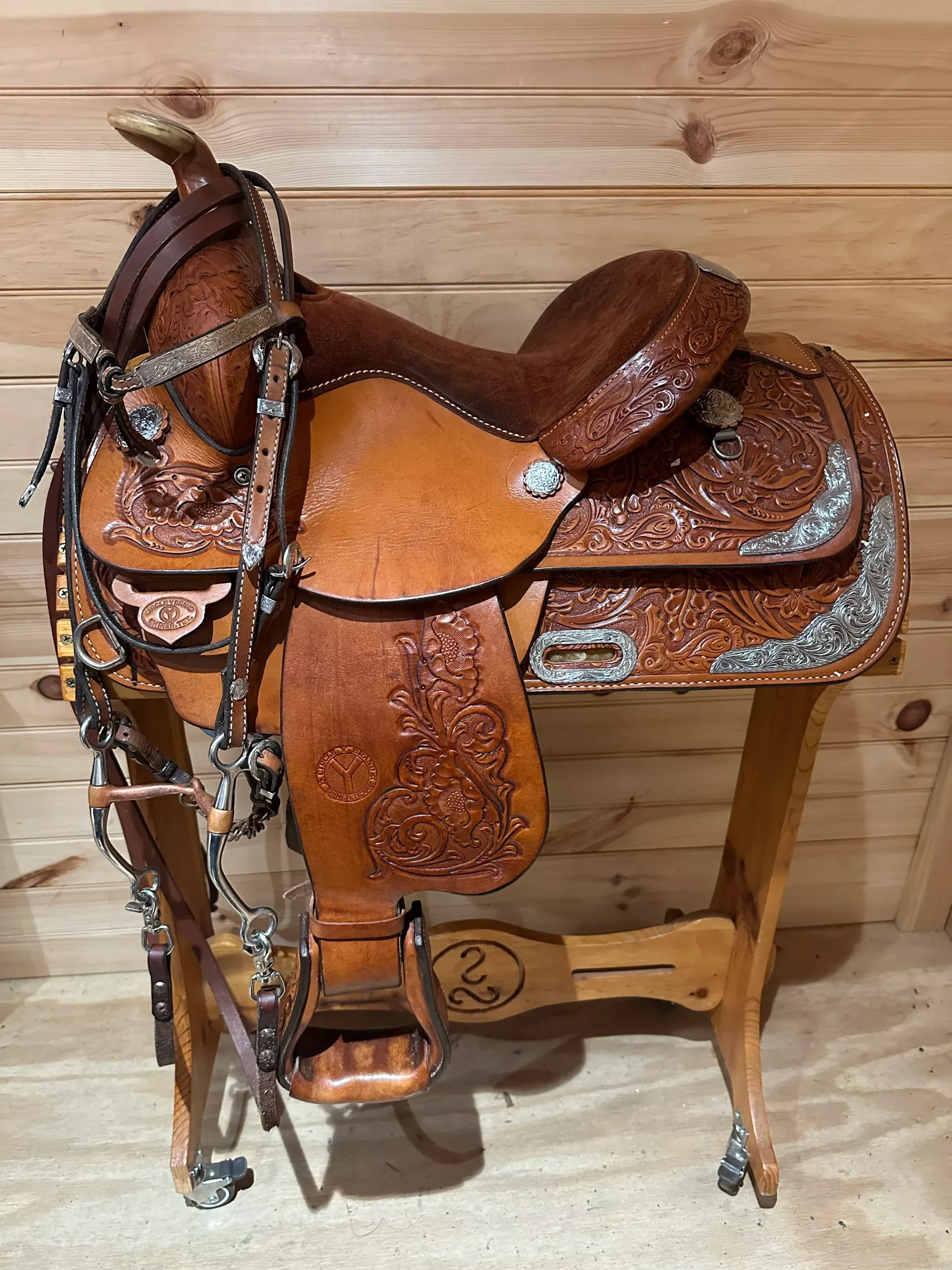 13” Circle Y Youth Western Show Saddle Model 3491