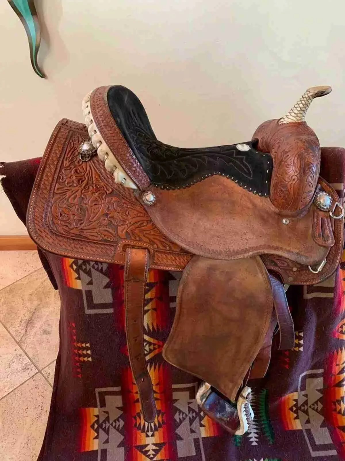 14.5” Courts Rare Sharon Camarillo Barrel SaddleHalf Roughout