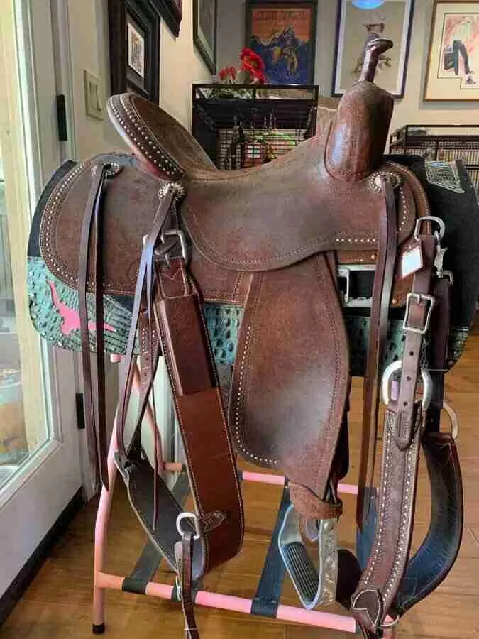 14.5”Martin Saddlery Crown C Barrel Racing Western Saddle