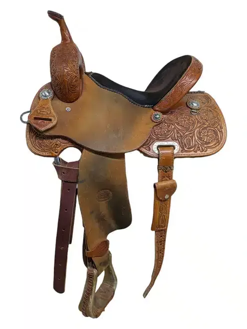14.5″ Used Loredo Western Barrel Racing Saddle 2-1540