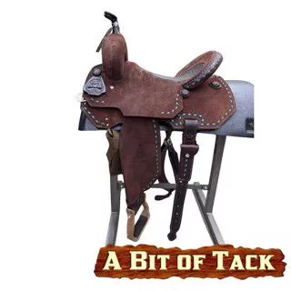 14.5" Used Robbie Phillips Barrel Saddle 6.75 Gullet 35 Degree Bars
