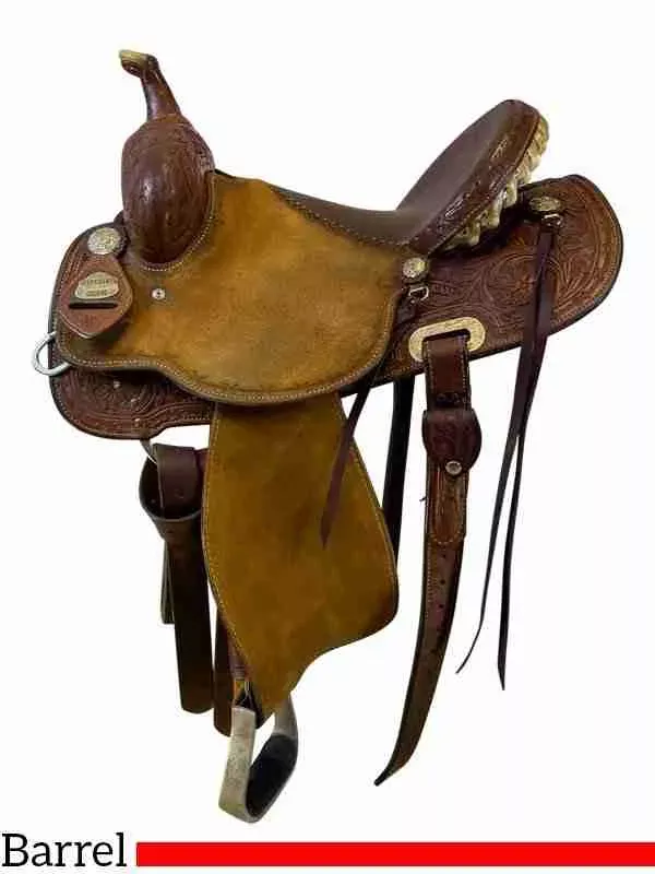 14.5Inch Used Cactus Saddlery Charmayne James Barrel Saddle