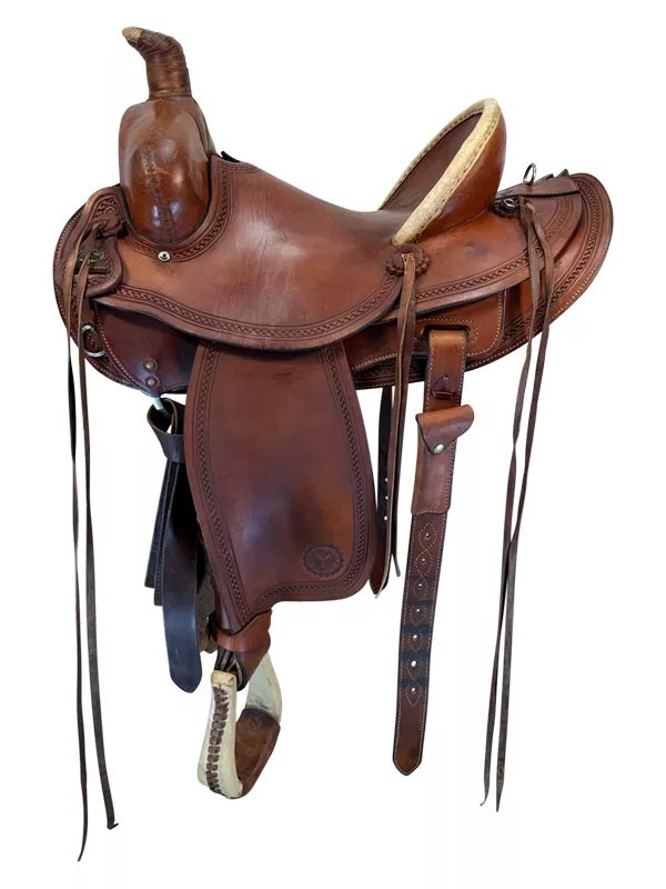 14.5Inch Used Circle Y All Around Saddle Medium Tree 1124