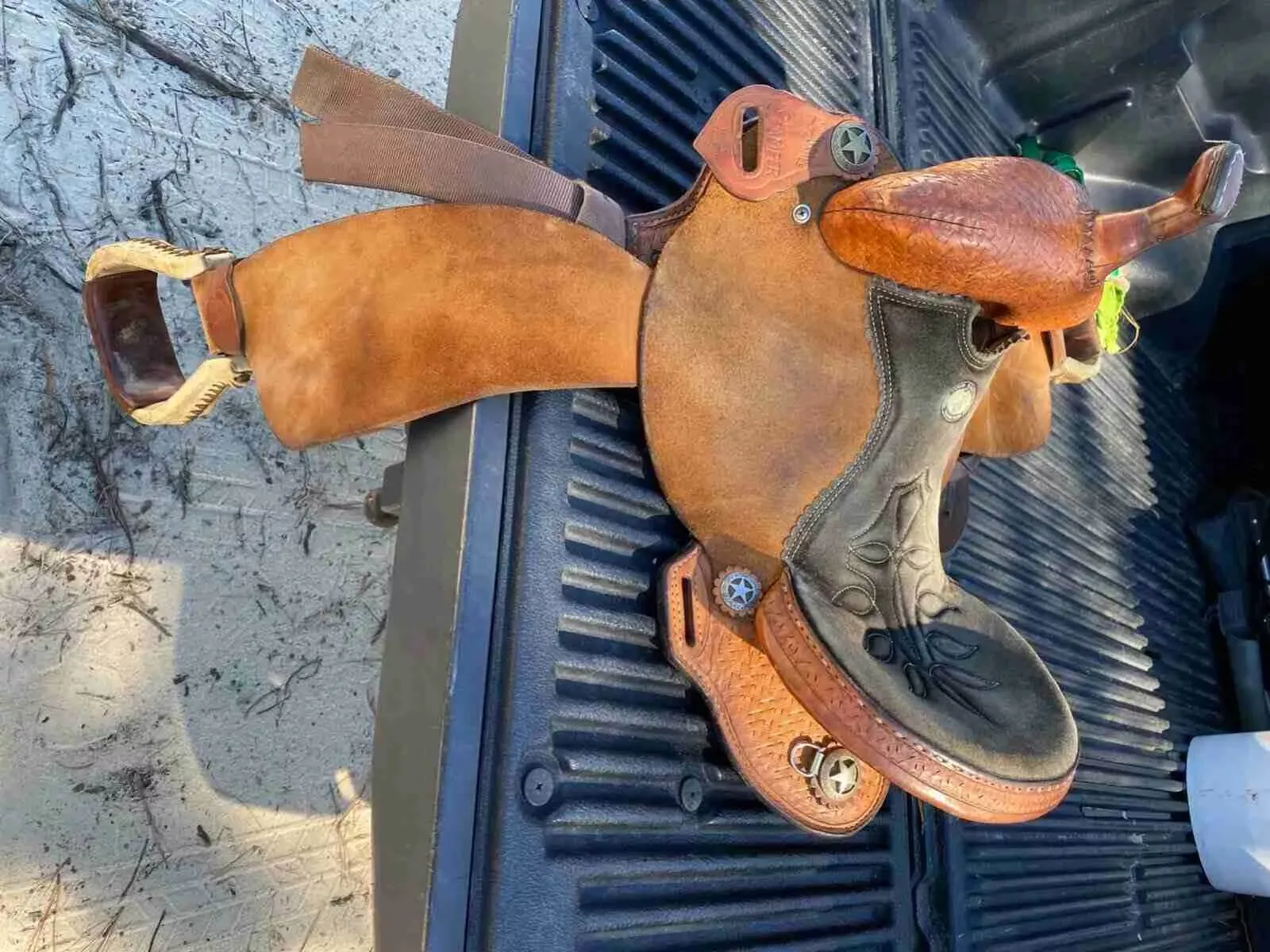 14” Double J Scamper Barrel Saddle for sale
