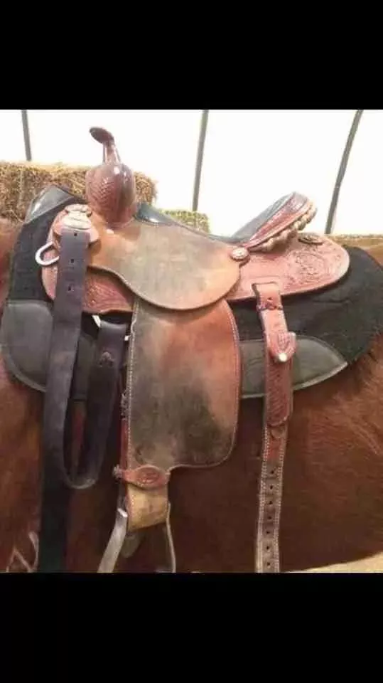 14 inch Charmayne James cactus barrel saddle