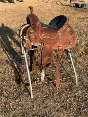 14” Martin Crown C barrel racing saddle