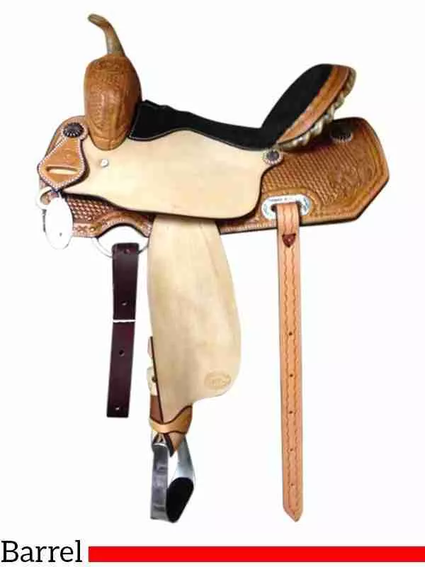 14" to 16" HR Hud Roberts Angled Barrel Saddle 727
