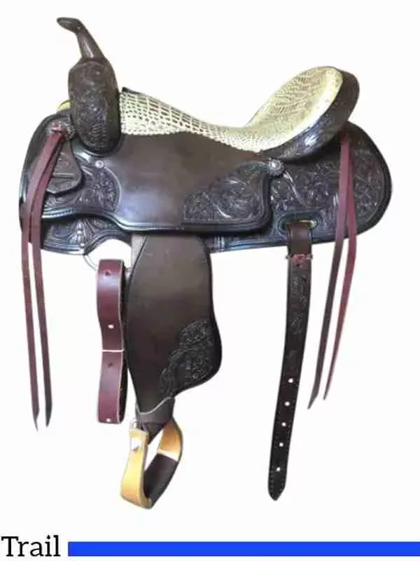 14″ to 17″ H11HR Hud Roberts Trail Saddle 796