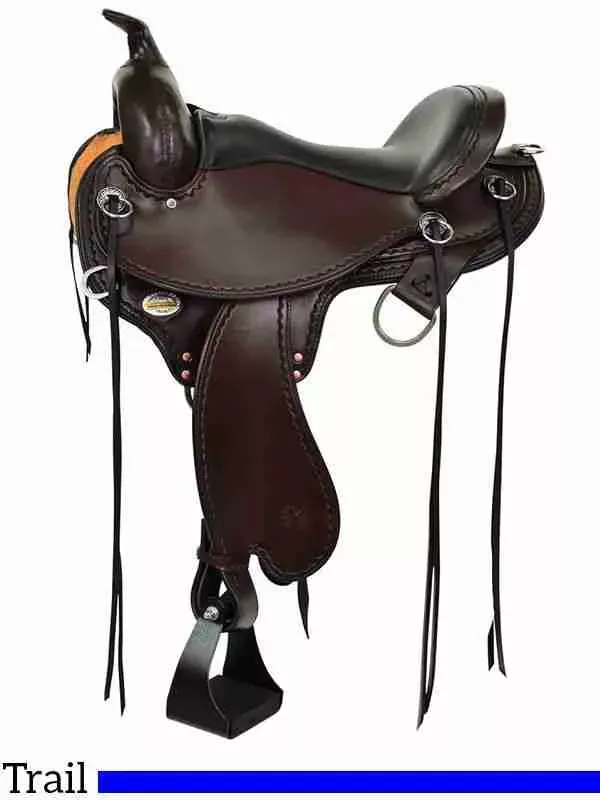 14″ Used Billy Cook Western Trophy Roping Saddle 2-1491