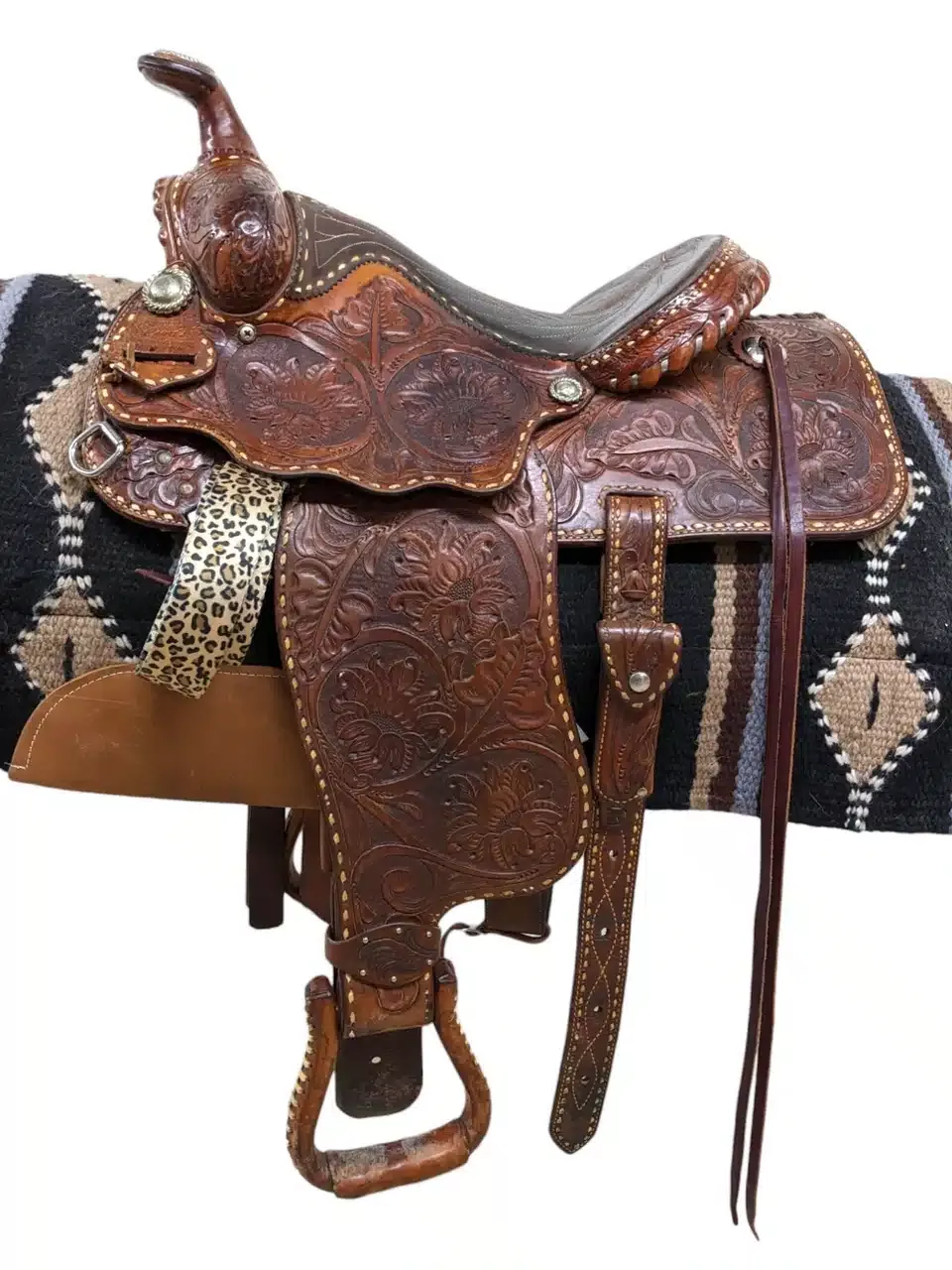 14″ Used Courts Western Pleasure Saddle 2-1517
