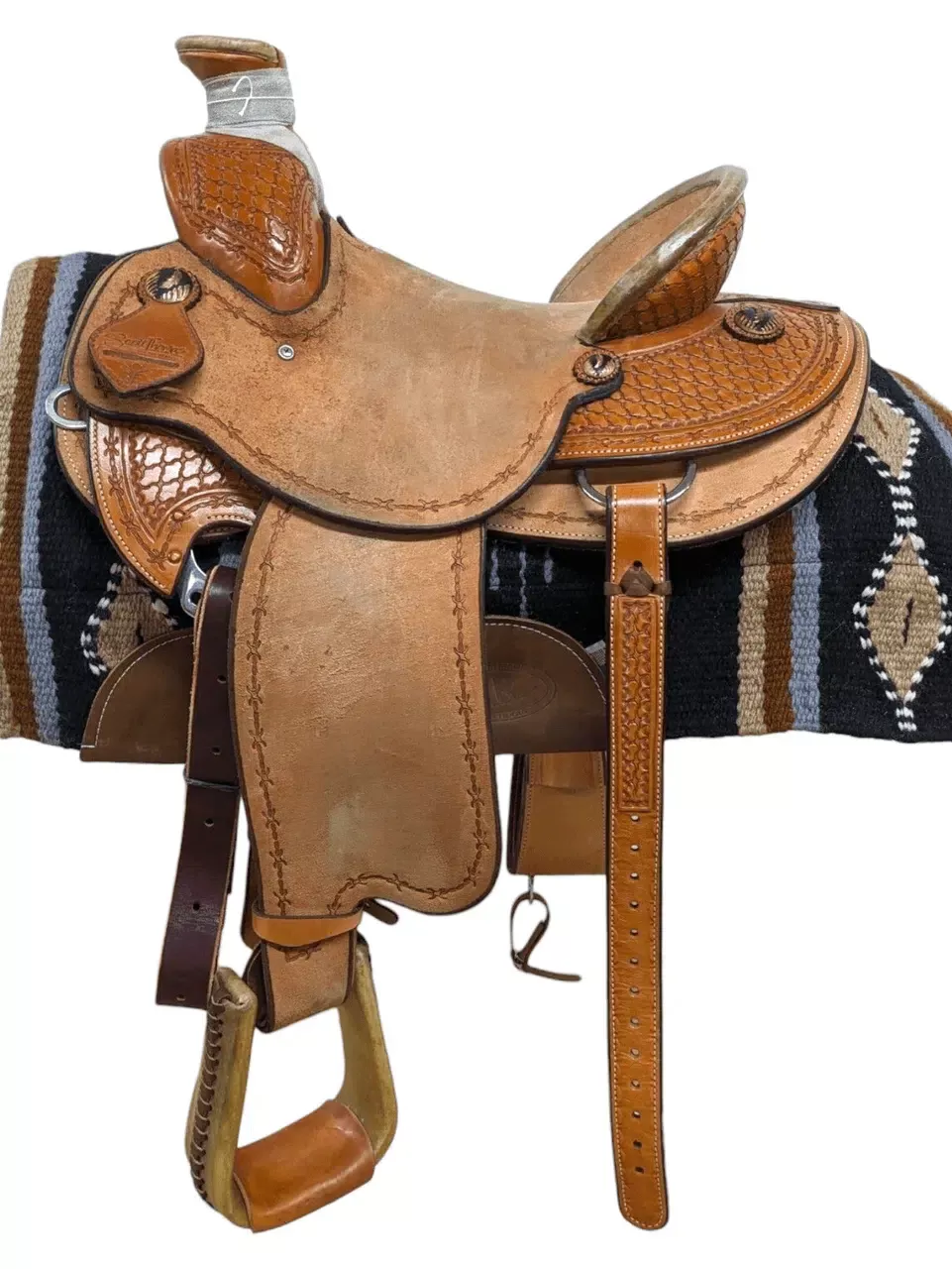 14″ Used Scott Thomas Western Wade Saddle 2-1536