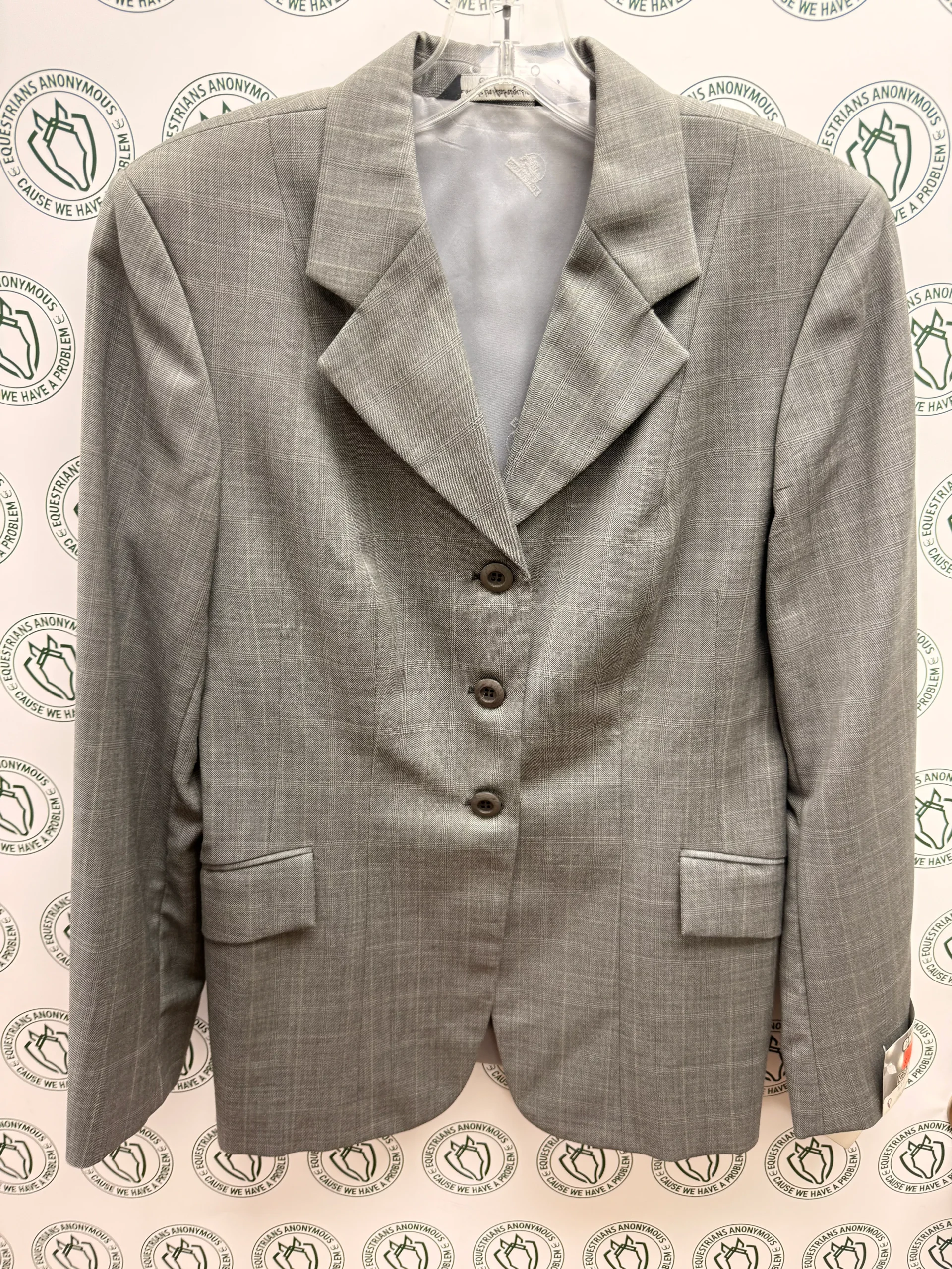 14R Extreme Stretch Grand Prix Grey Plaid slim