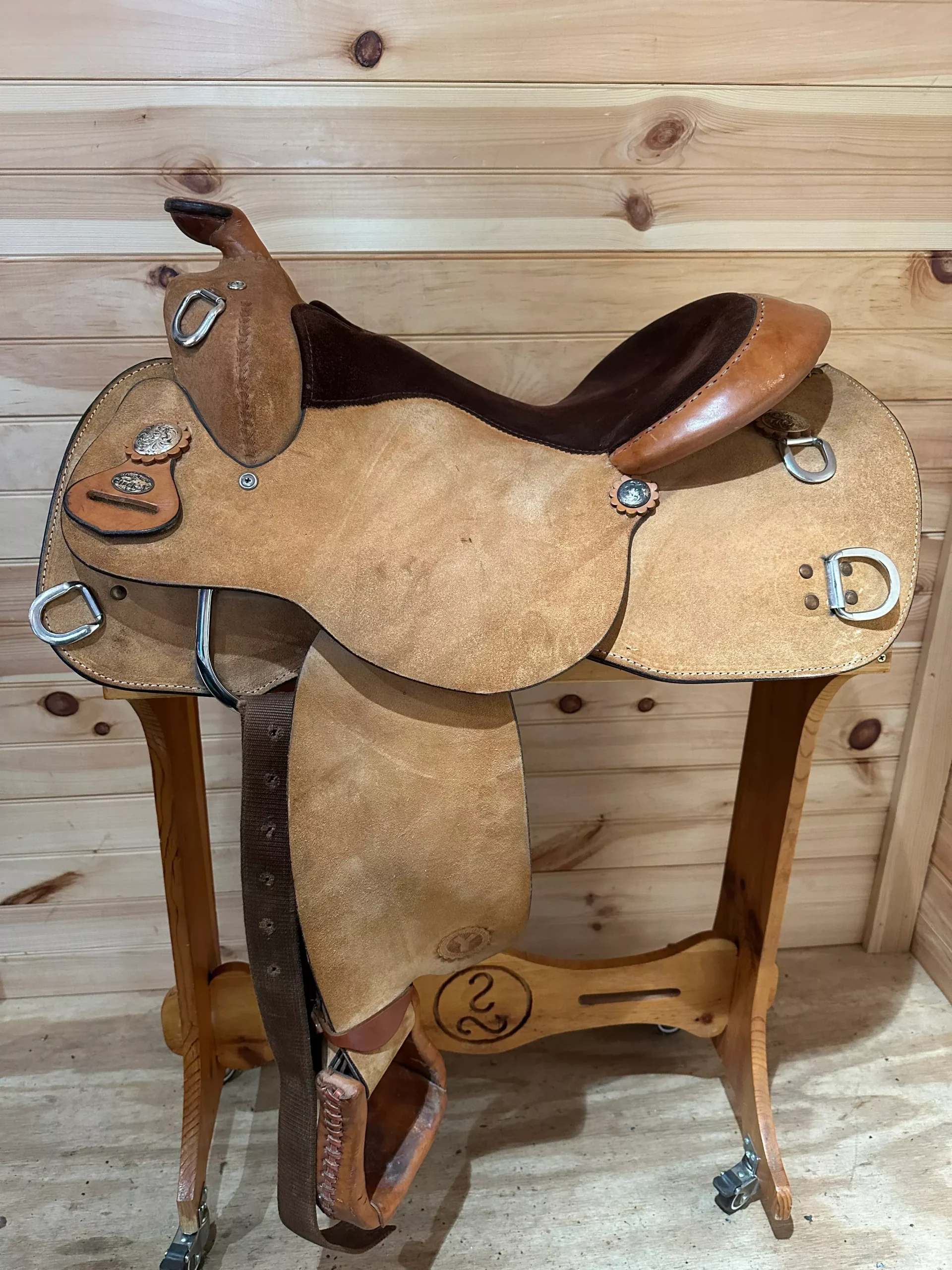 15.5” Circle Y Western Work Training Saddle Model 1440