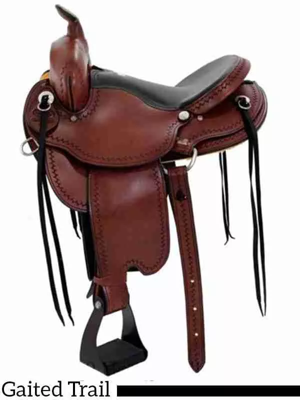15.5″ New Dakota Gaited Western Flex Trail Saddle 211