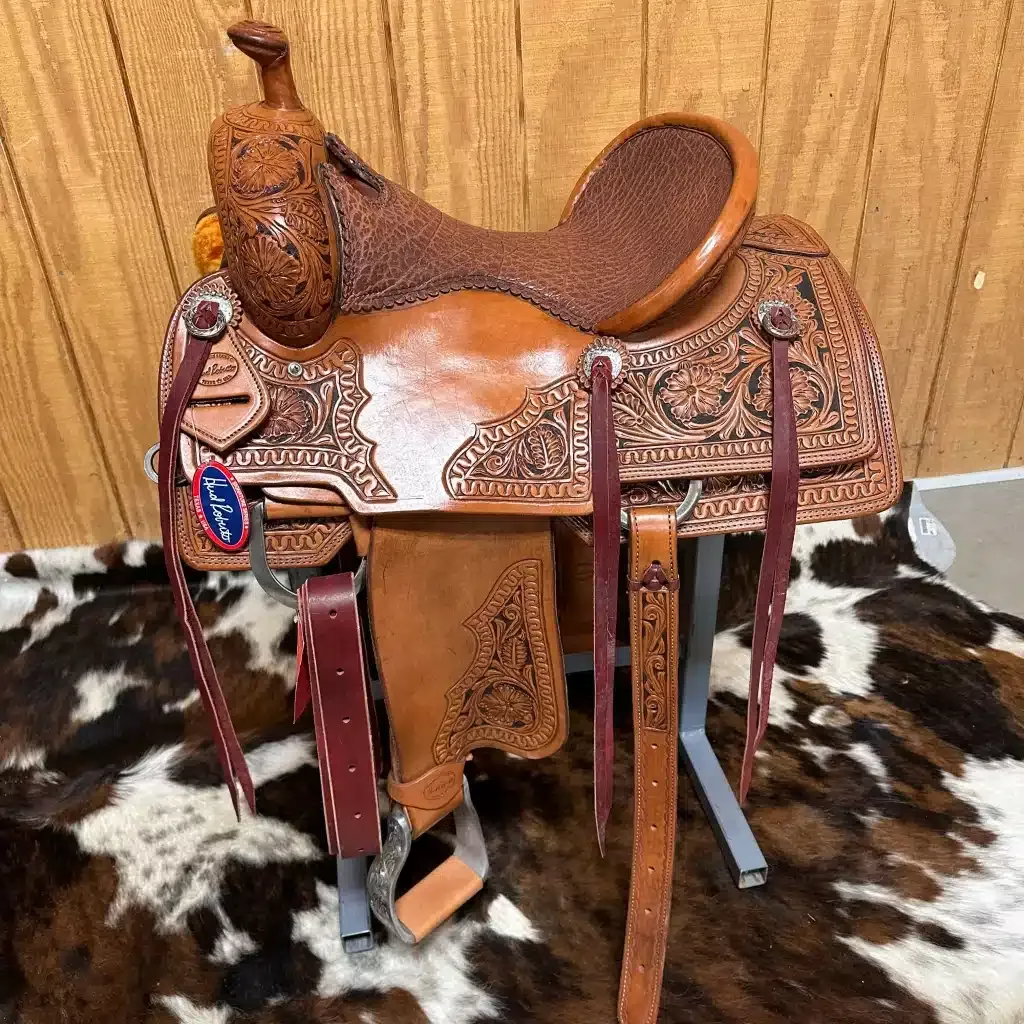 15.5″ New HR Saddlery Western Cowhorse Saddle 1-1077