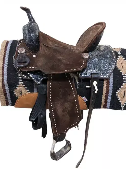 15.5″ Used Prolite Western Barrel Saddle 2-1486