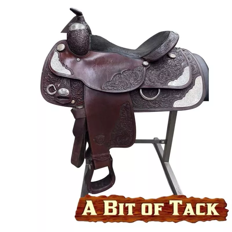 15.5" Used Tex Tan Show Saddle