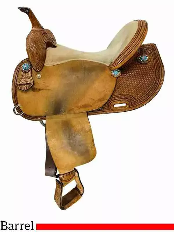 15.5Inch Used Dale Chavez Barrel Saddle