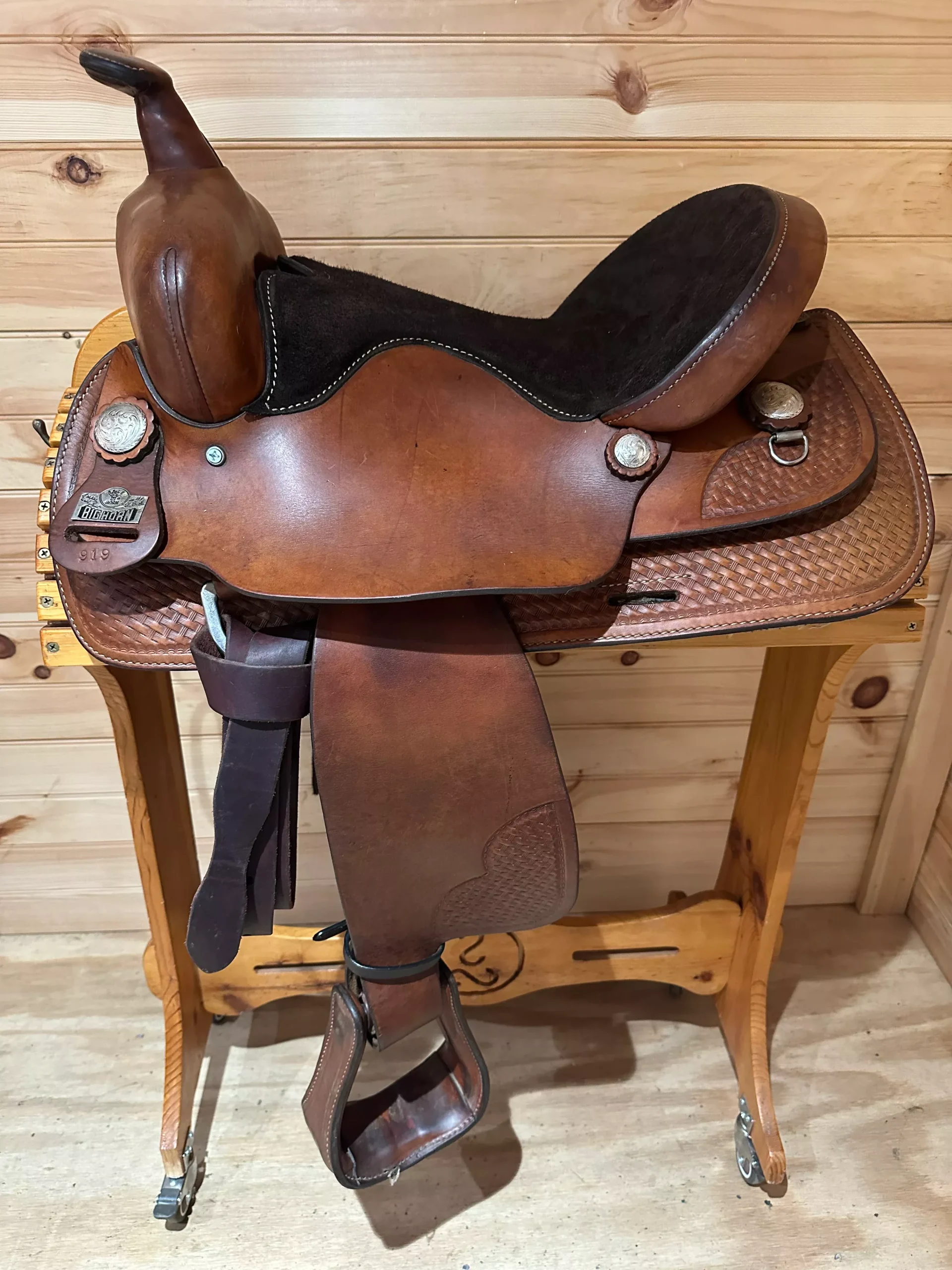 15” Big Horn Western Barrel Racing Saddle Model 919