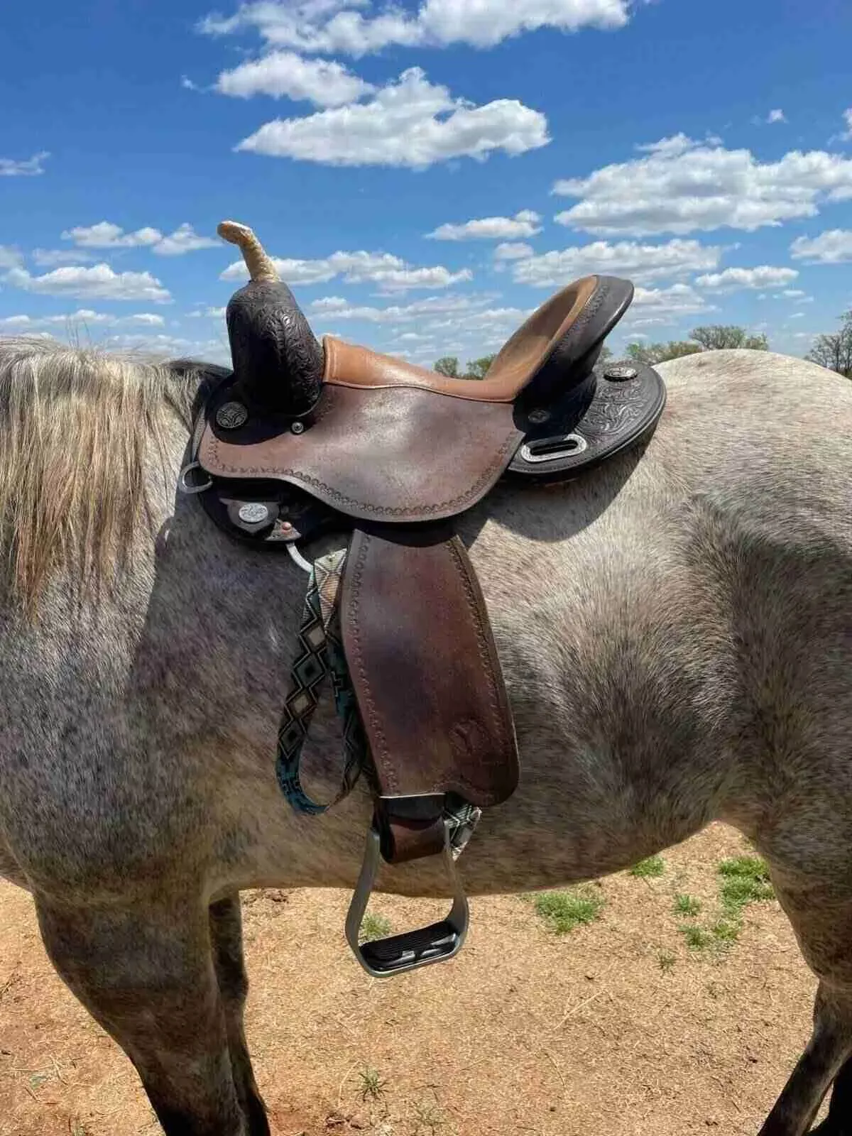 15” circle Y barrel saddle kk flex
