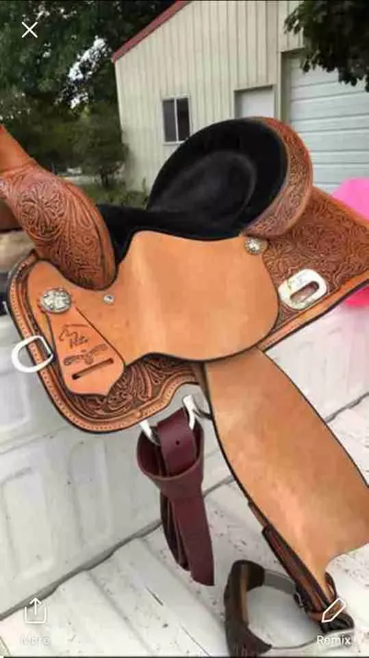 15” circle y barrel saddle