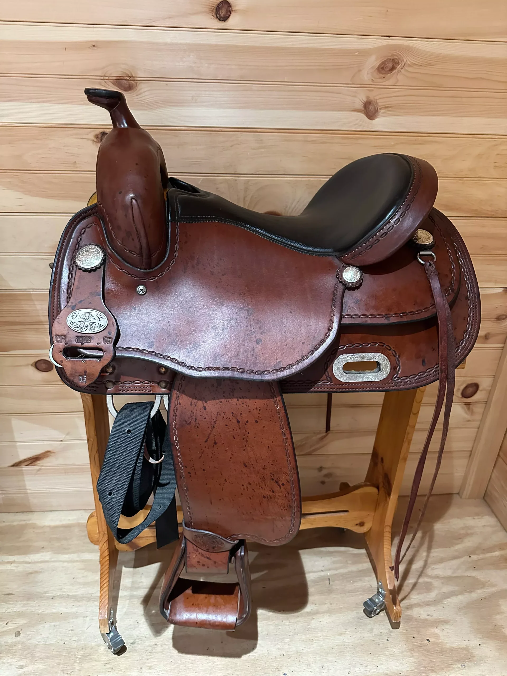 15” Double C Saddlery Western Trail Saddle Model CP1308
