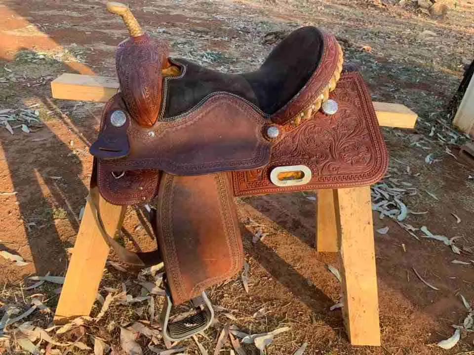 15 inch SRS barrel racing saddle for sale