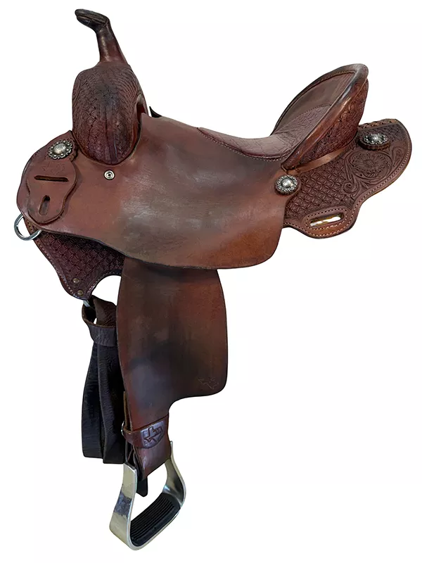 15 Inch Used Big G Barrel Saddle Wide Tree