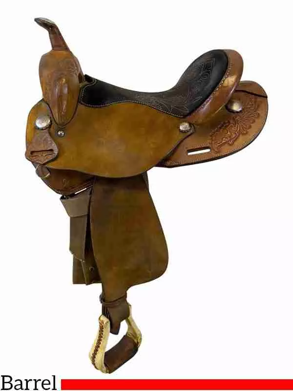 15 Inch Used Circle Y Barrel Saddle 2279