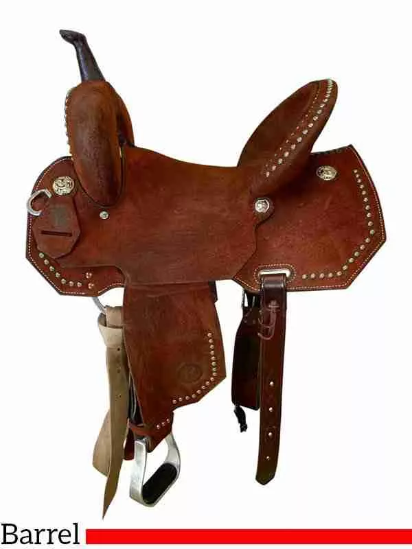 15 Inch Used Circle Y Redwood Barrel Saddle 2235