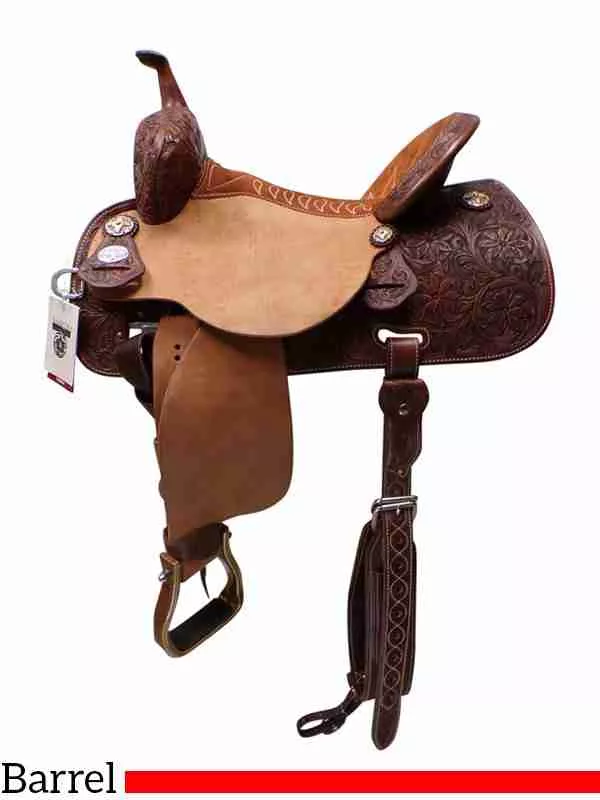 15 Inch Used Martin Saddlery Stingray Barrel Saddle