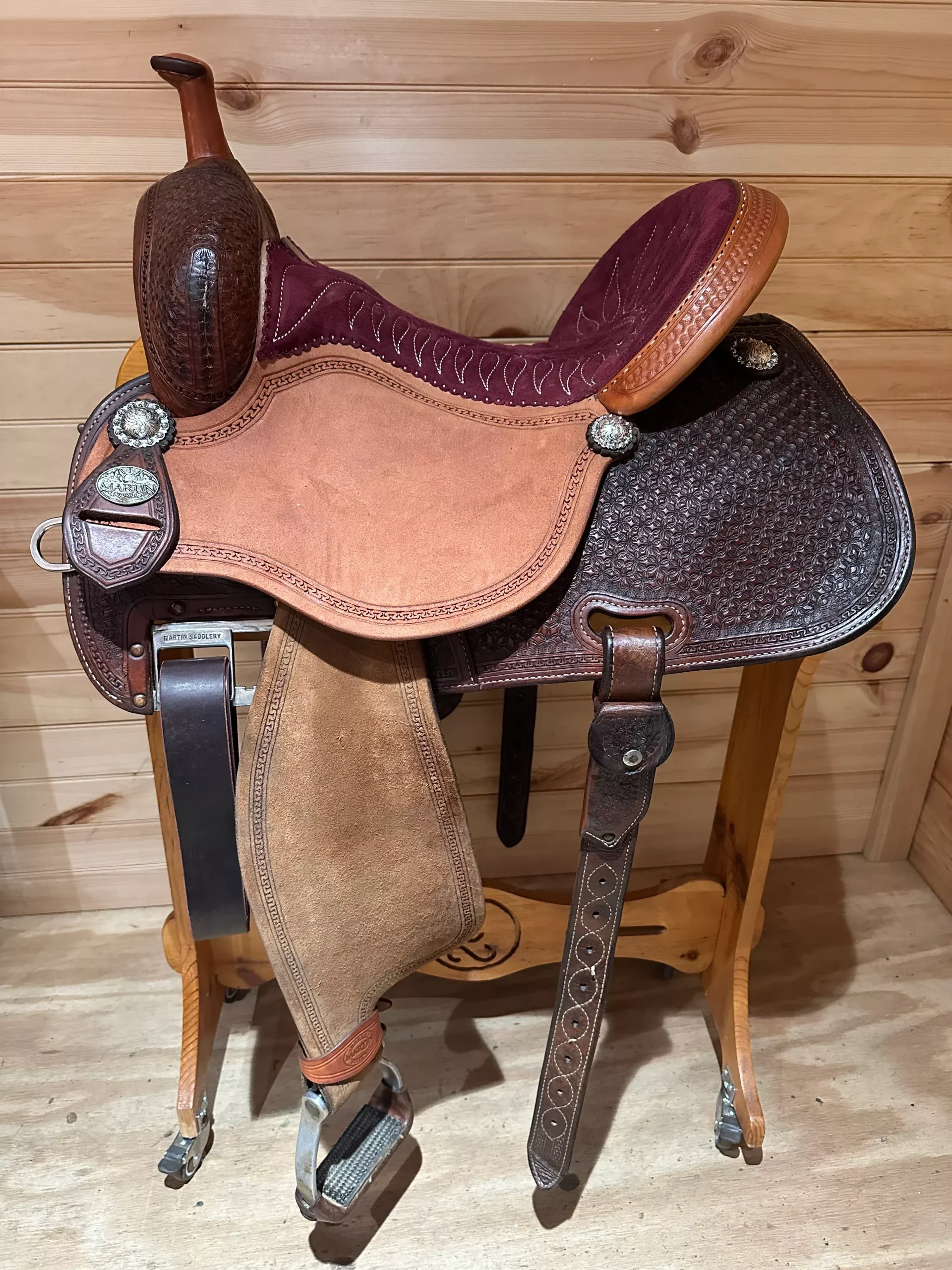 15” Martin Crown C Barrel Racing Saddle Model 4585