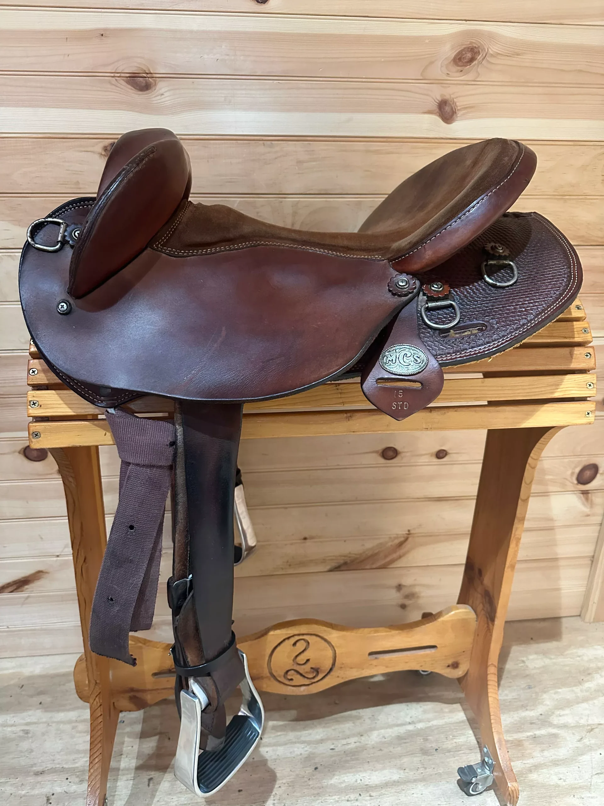 15” MCS Guy McLean Cattleman Aussie Stock Saddle
