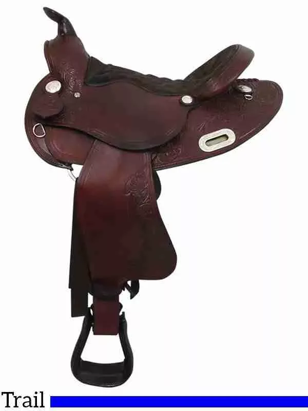 15″ to 17″ B54Big Horn Extra Wide Trail Saddle 908