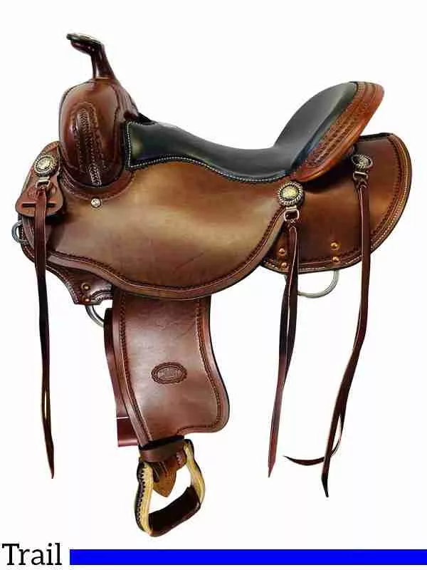 15″ to 17″ Billy Cook Low Profile BW Trail Saddle 1990-2505Rf