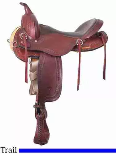 15″ to 17″ Circle Y Buffalo Gap Trail Saddle 2614 w/