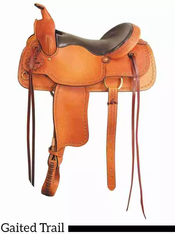 16″ 17″B40 Big Horn Texas Best The San Saba Trail Saddle, Gaited 951G