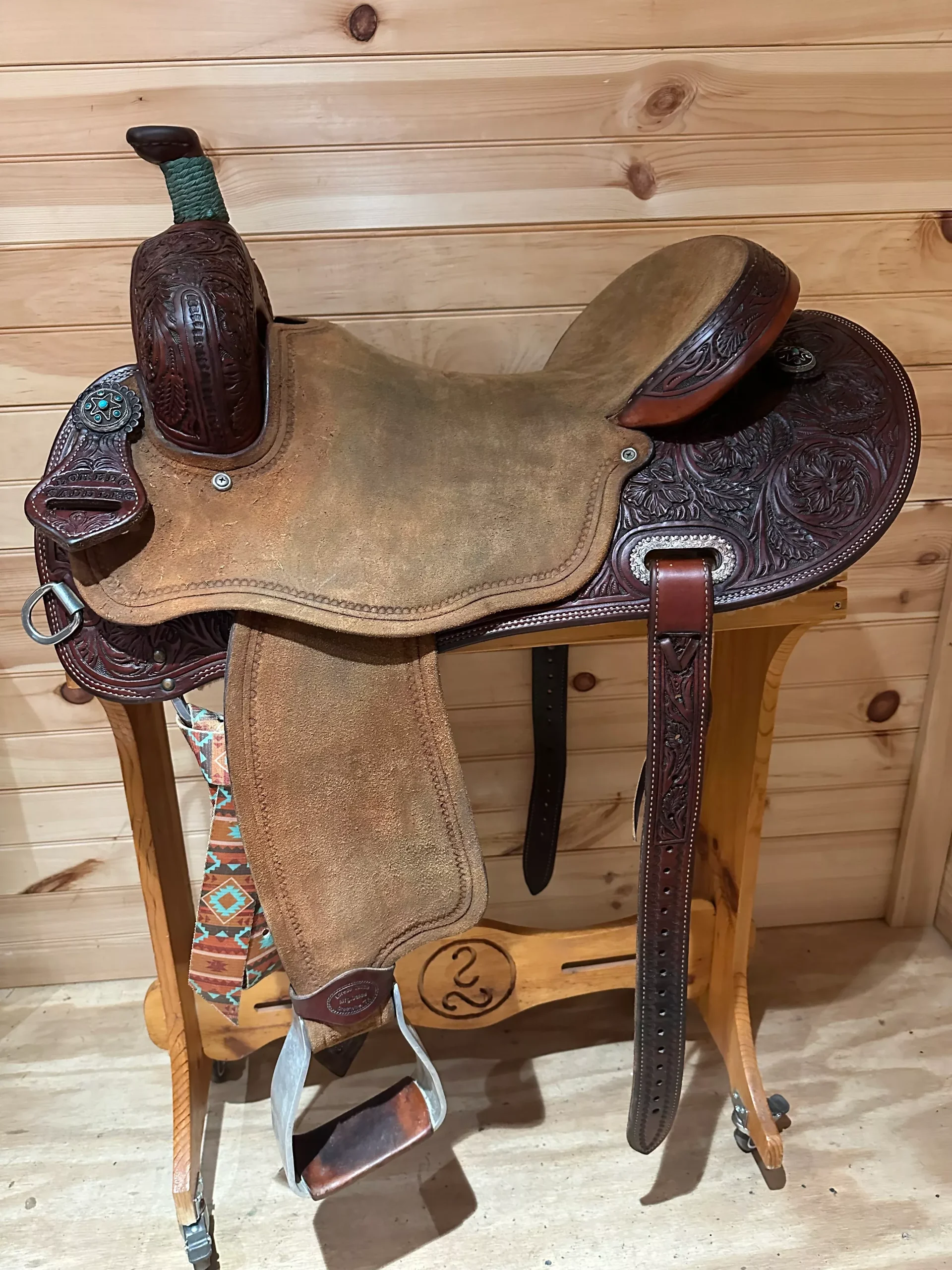 16.5” Loredo Saddle Co Western Ranch Saddle