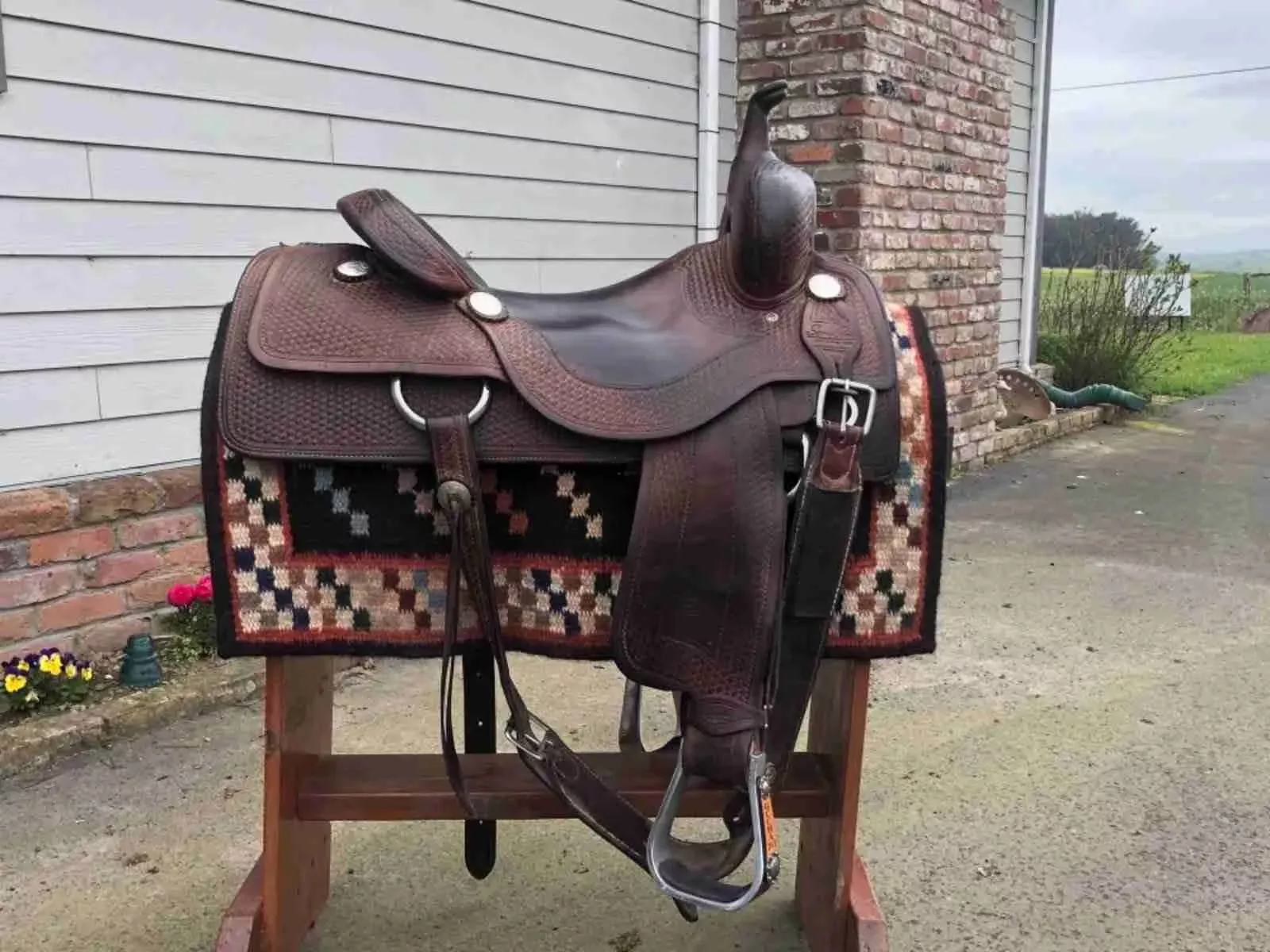 16 5” Sean Ryon cutting saddle