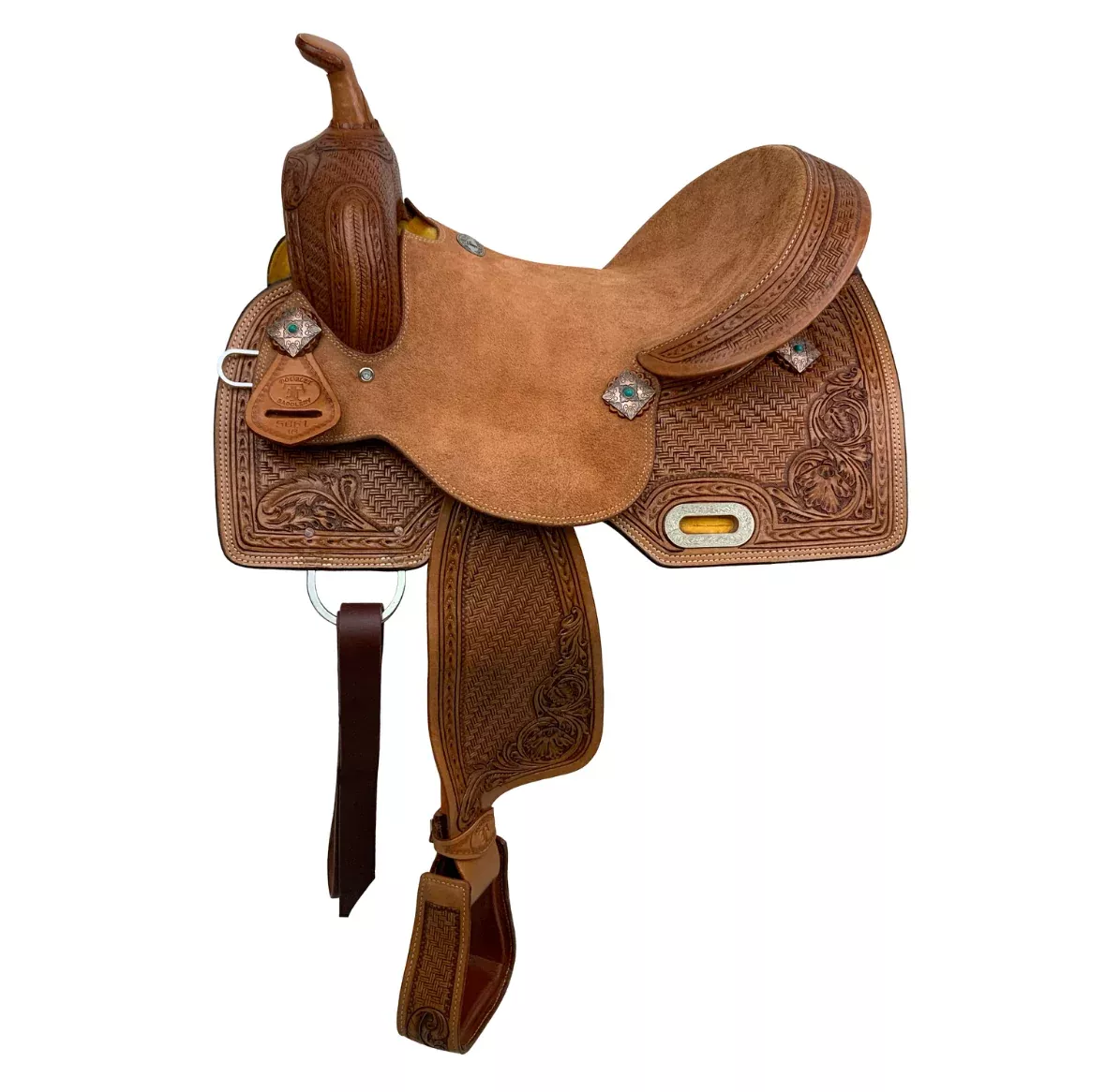 16” Double T Daisy Drifter Barrel Style Saddle Western Saddle