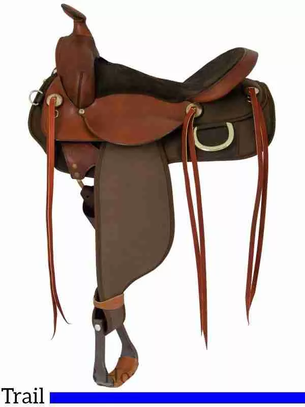 16″ Fabtron Easy Rider Western Trail Saddle 7172