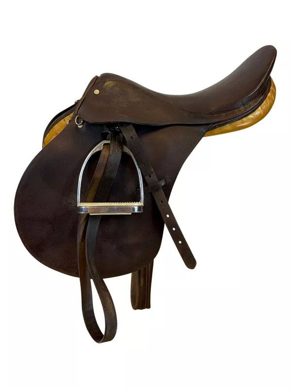 16 Inch Used Butler Brothers Close Contact Saddle
