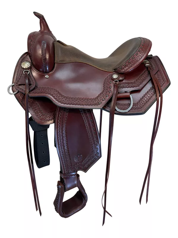 16 Inch Used Circle Y Tall Grass Trail Saddle Wide Tree 2604