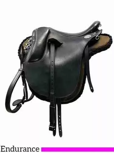 16 Inch Used Hillview Farms Endurance Cutback Saddle Express